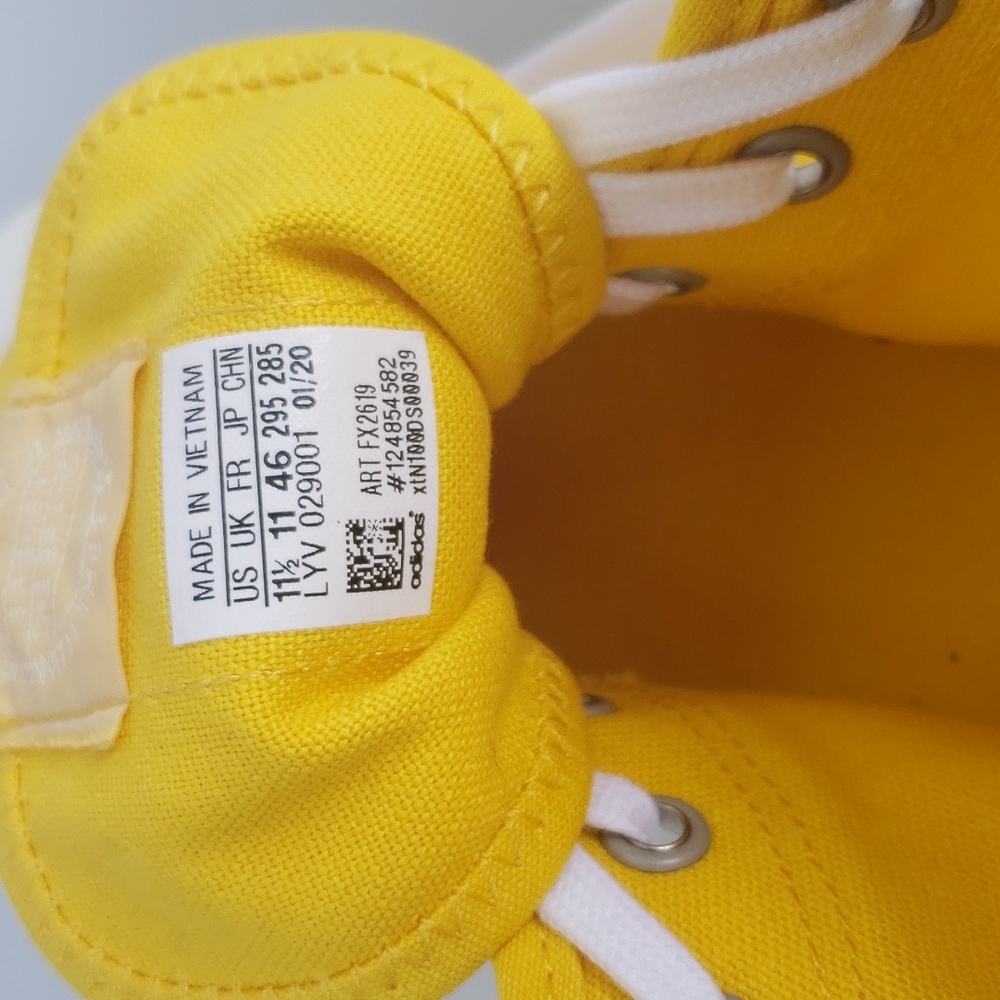 Yellow Adidas Alice size11.5 - Picture 4 of 5